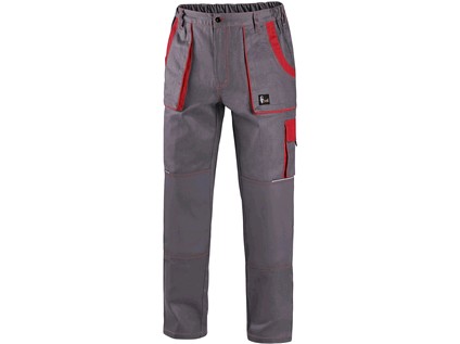 Kalhoty do pasu CXS LUXY JOSEF, pánské, šedo-červené, vel. 48